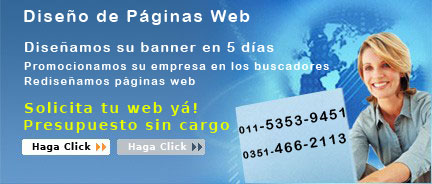 diseño de páginas web y diseño de sitios web para argentina