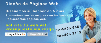 diseño de paginas we y sitios web